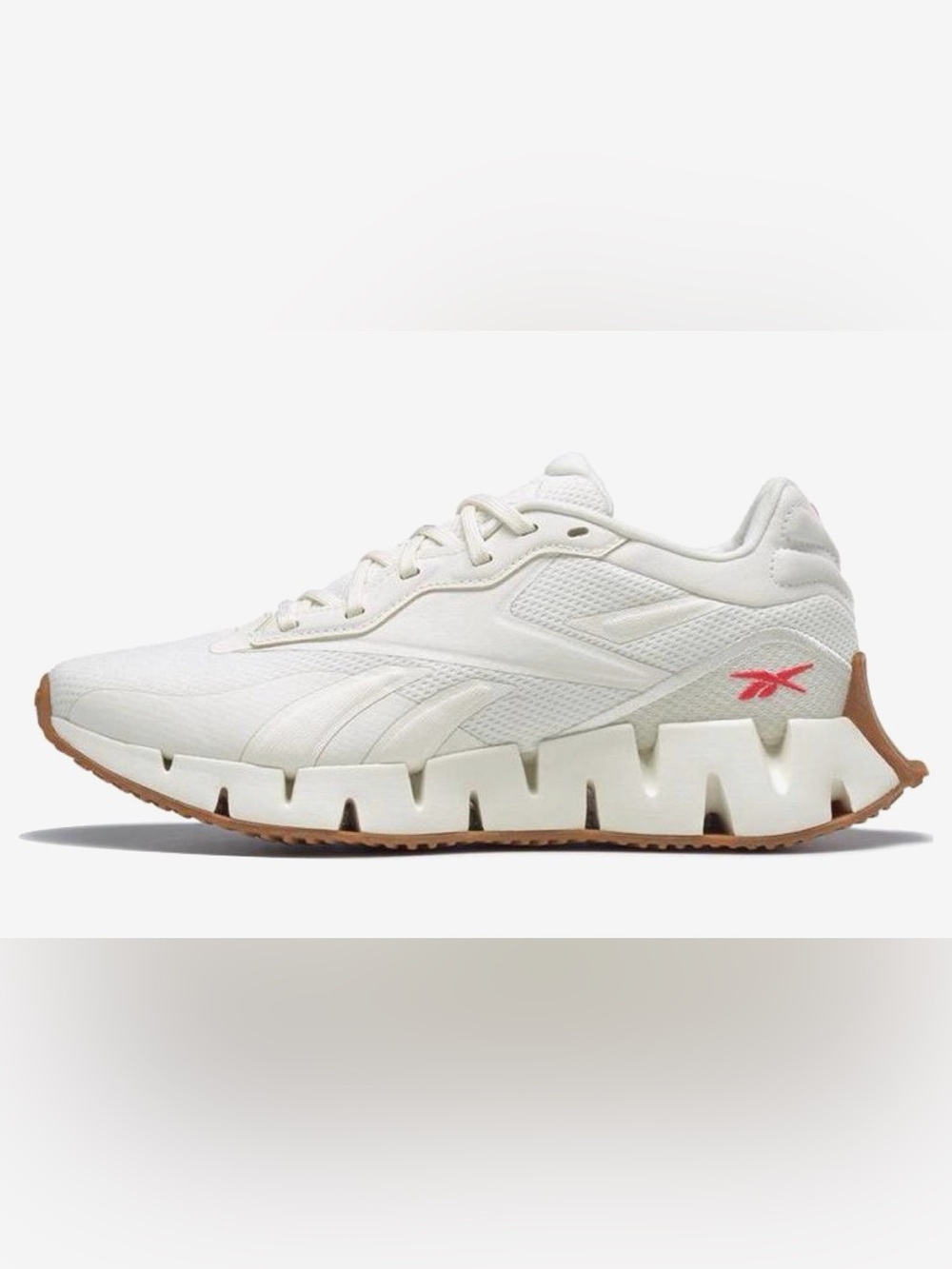 Reebok Zig Dynamica 4 Women’s Size 9.5 Chalk Gum Running Sneakers